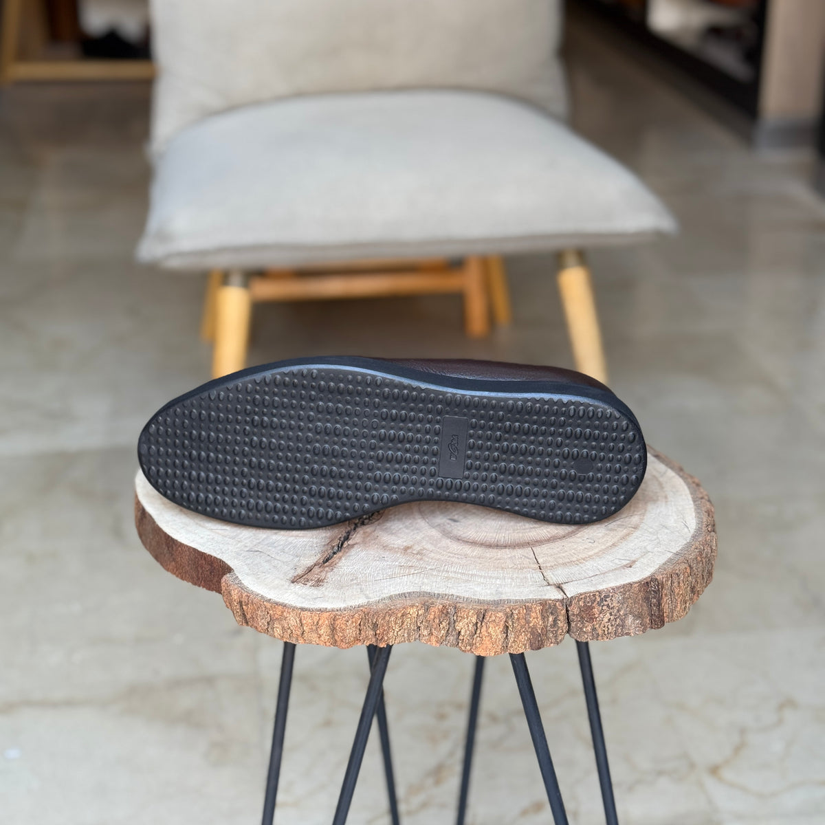 CHAUSSURES EN CUIR VÈRITABLES DouxPas 546 MARRON