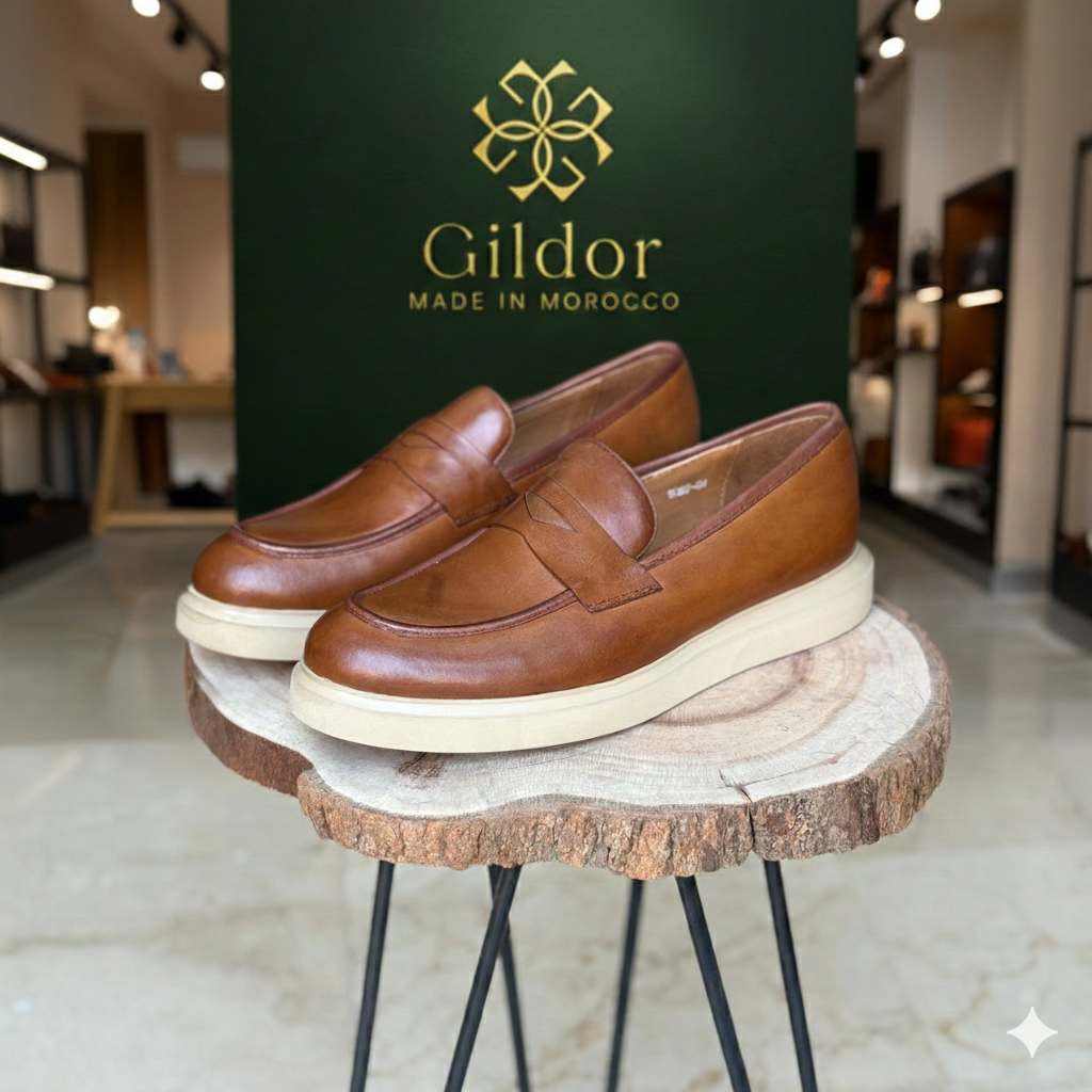 CHAUSSURES EN CUIR VÈRITABLES DouxPas 1060 TABA