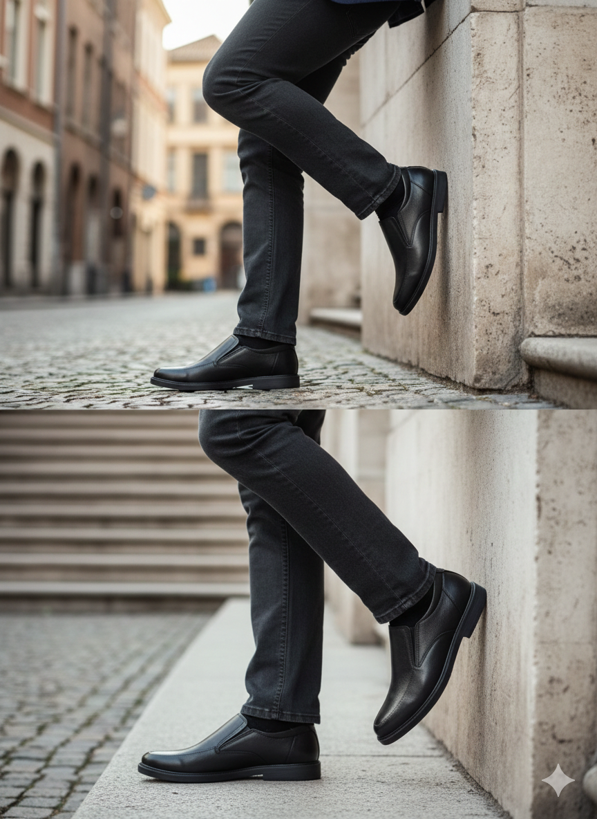 chaussures en cuir