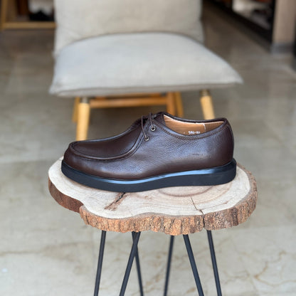 CHAUSSURES EN CUIR VÈRITABLES DouxPas 546 MARRON