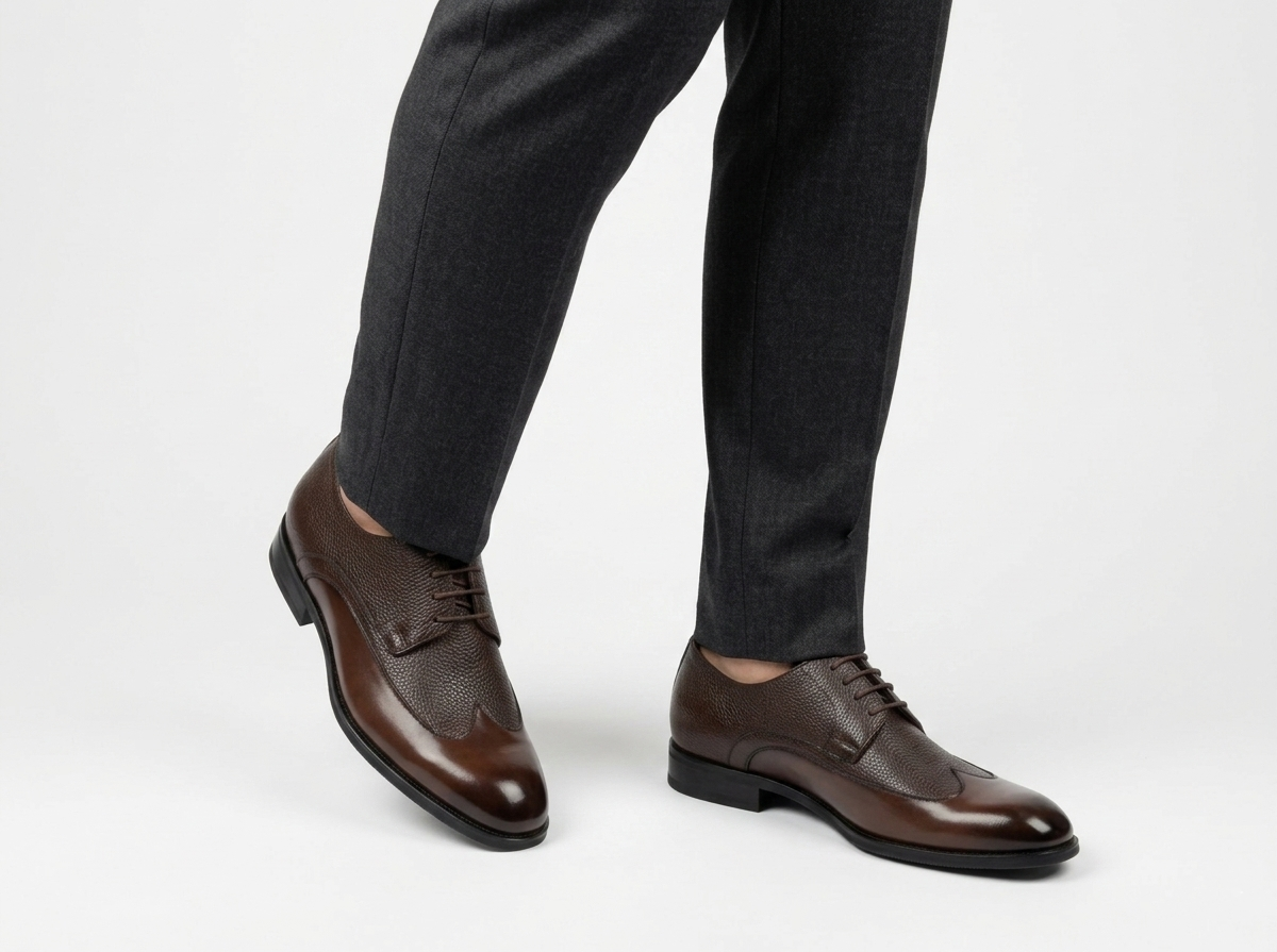 Chaussures de Luxe en Cuir Naturel