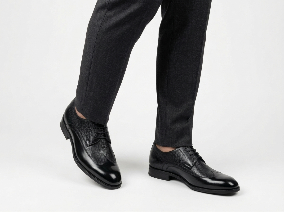 Chaussures de Luxe en Cuir Naturel