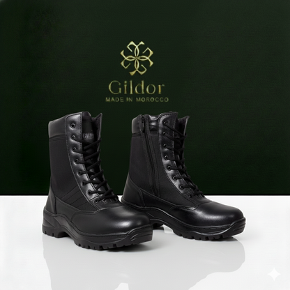 Bottes Gildor – Noir( جلد طبيعي% 100)