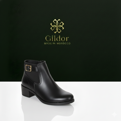 Boots Noir Avec Ceinture