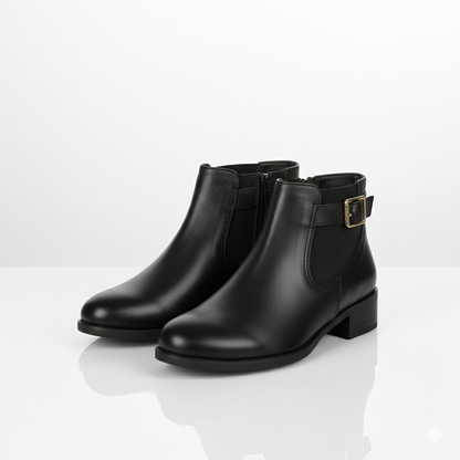 Boots Noir Avec Ceinture