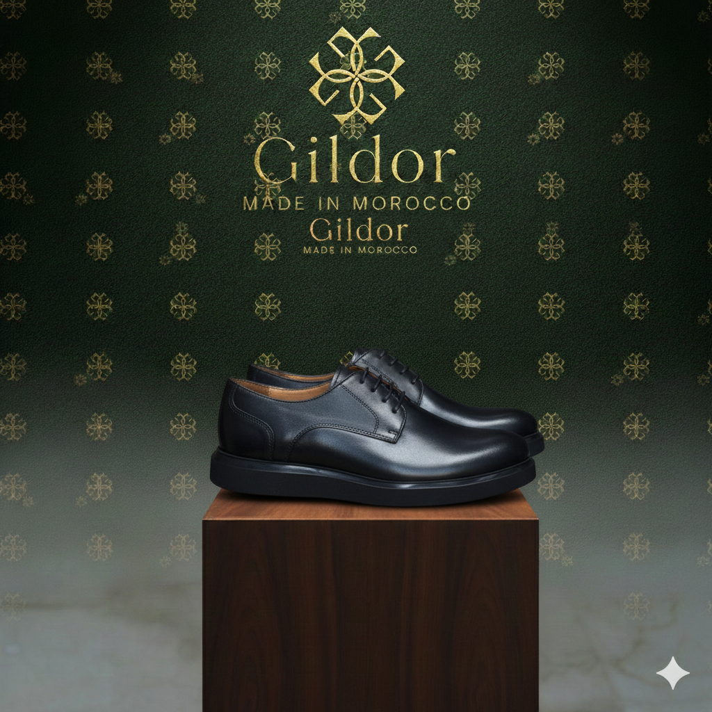 CHAUSSURES EN CUIR VÈRITABLES NOIR