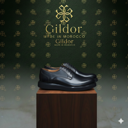 CHAUSSURES EN CUIR VÈRITABLES NOIR