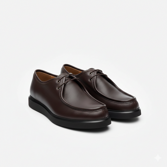 CHAUSSURES EN CUIR VÈRITABLES DouxPas 546 MARRON