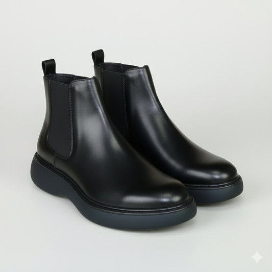 Bottines Homme en Cuir – Confort Premium