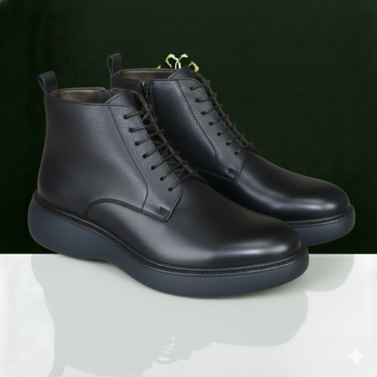 Bottines Homme en Cuir – Confort Premium