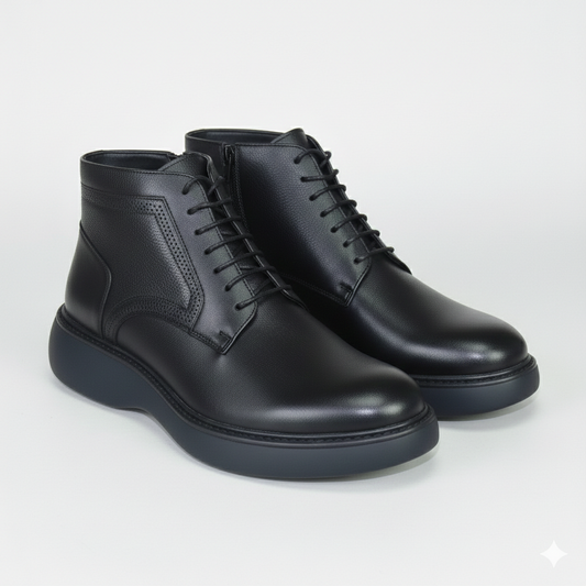 Bottines Homme en Cuir – Confort Premium
