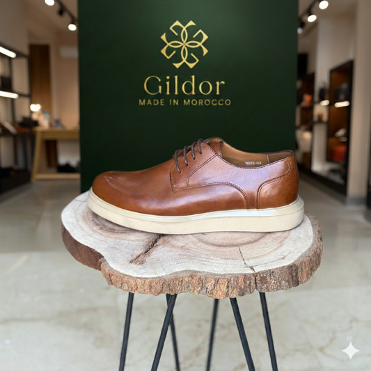 CHAUSSURES EN CUIR VÈRITABLES DouxPas 1011 TABA