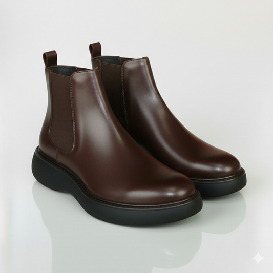 Bottines Homme en Cuir – Confort Premium