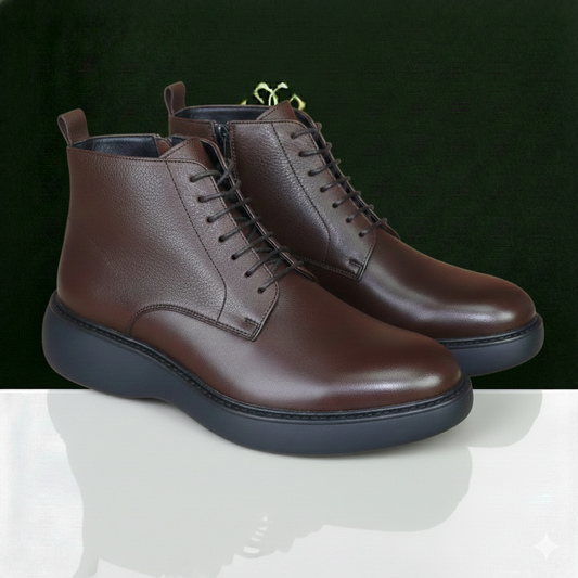 Bottines Homme en Cuir – Confort Premium