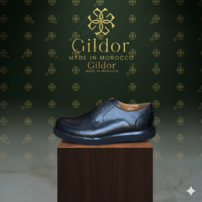 CHAUSSURES EN CUIR VÈRITABLES NOIR