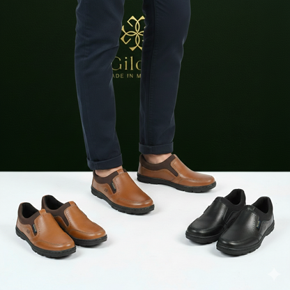 SKITSHER CHAUSSEUR EN CUIR véritable