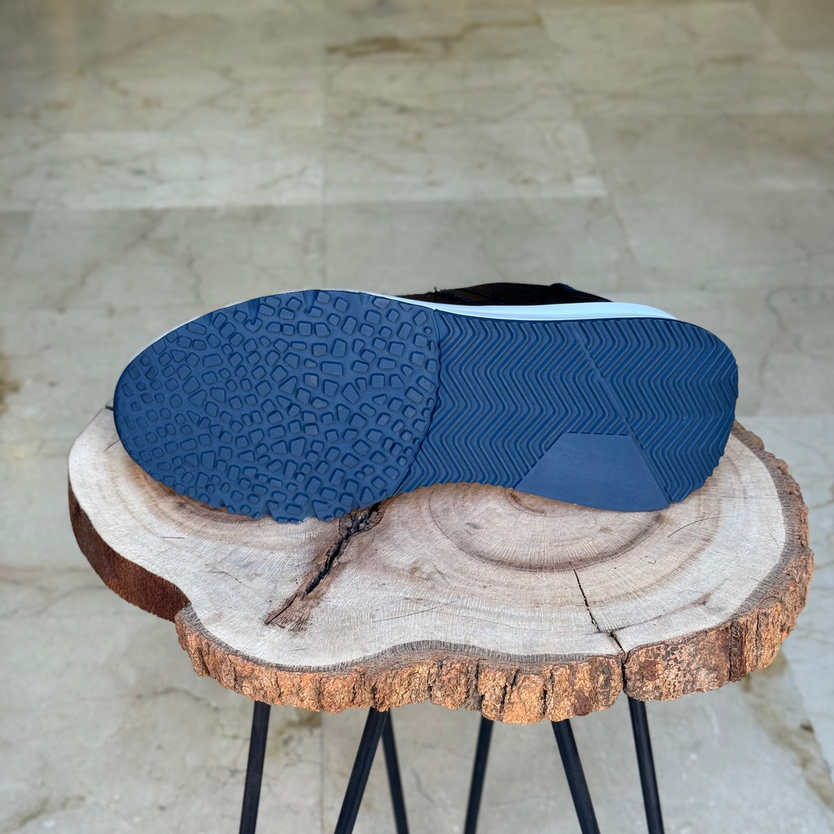 basket en cuir - 926 noir